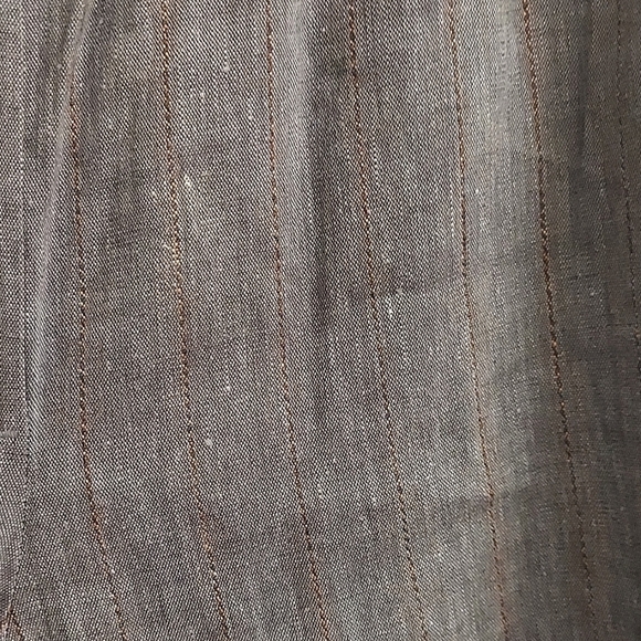 J JILL Jenna Linen Blend Stretch Wide Leg Croped Pants with Matching Belt - Picture 7 of 12